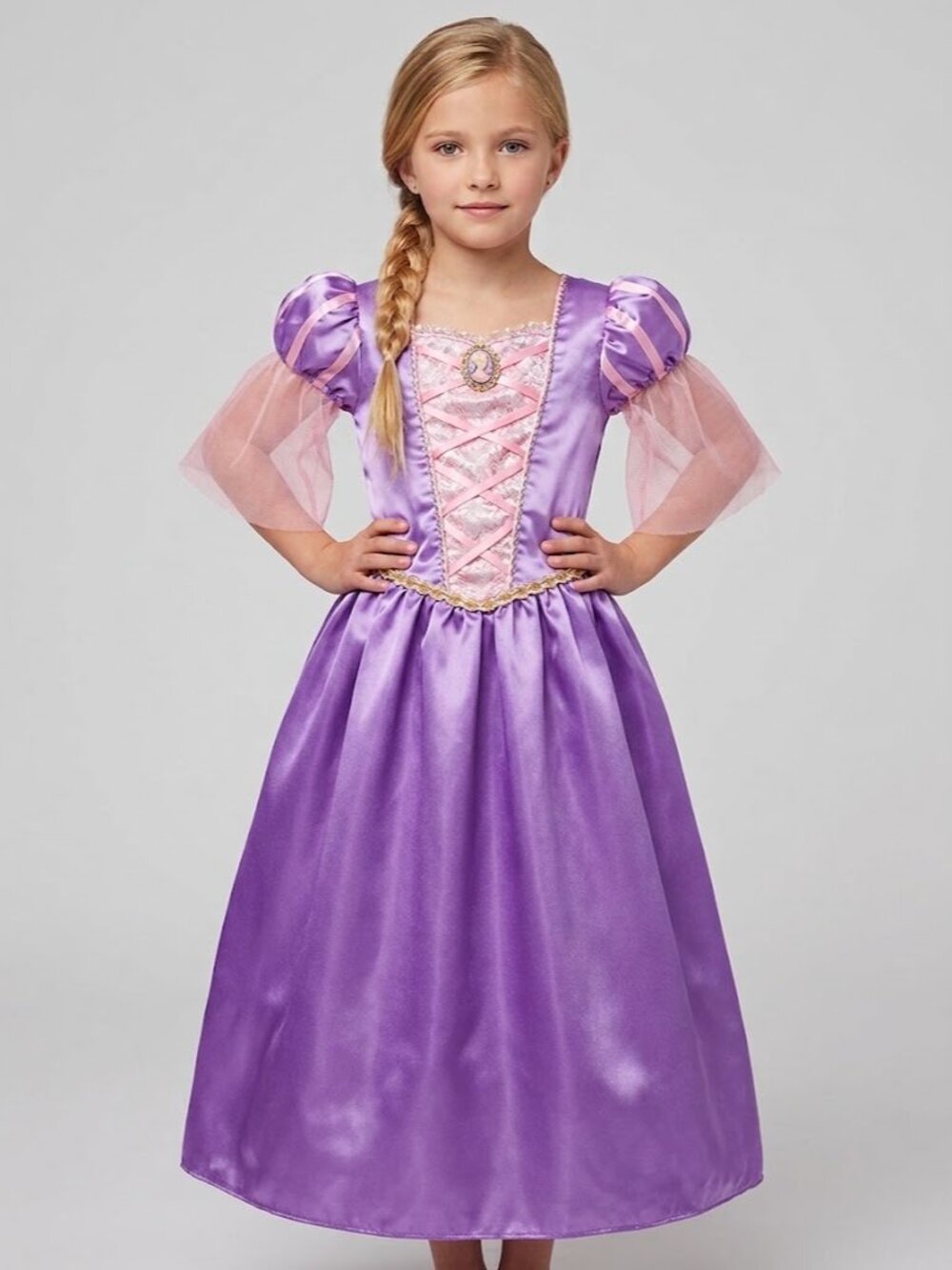 Rapunzel Kids Costume - Purple and Pink size medium / 7-8